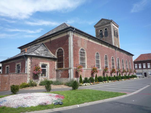 Église Saint-André de Fenain, Nord, Nord-Pas-de-Calais, France.