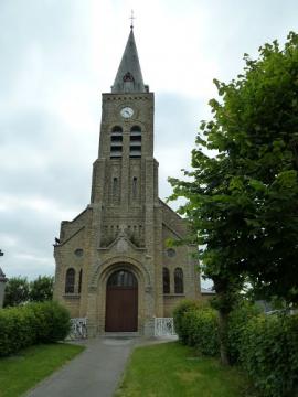 Drincham France.- Église Saint-Wandrille