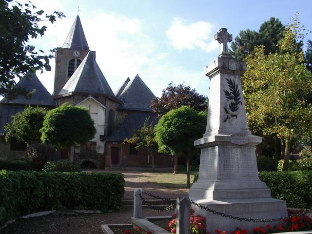 Monument aux morts de Boeschepe (France, Nord)