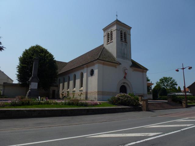 Thumeries (Nord, Fr) église