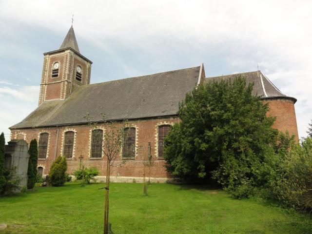 Villers-Pol (Nord, Fr) Église Saint-Martin, vue latérale