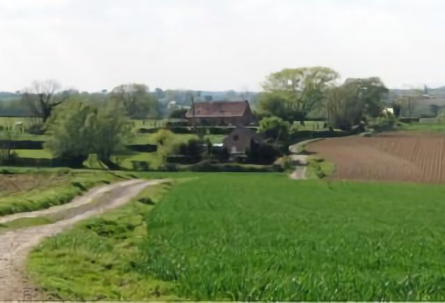 Le panneau à l'entrée d' Ochtezeele dans le Nord Nord-Pas-de-Calais.- France.