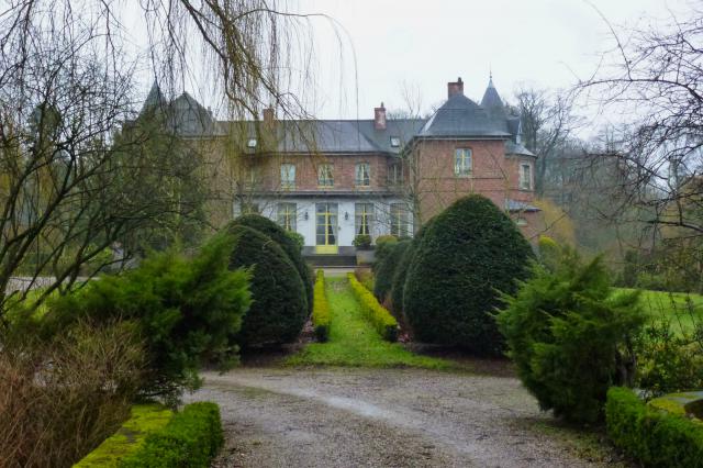 Le château du Fay (XVIIIes)..- Cobrieux dans le Nord Nord-Pas-de-Calais.- France.
