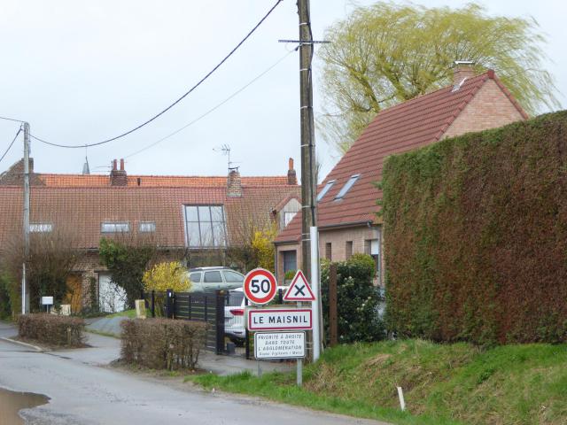 City limit Le Maisnil, France