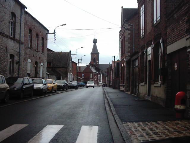 Rue principale de la ville.