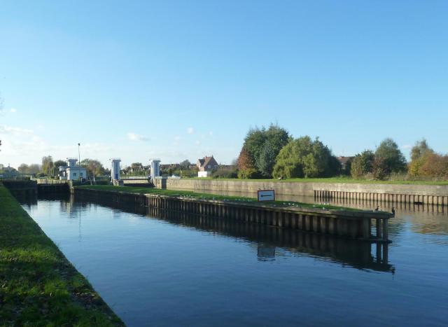 Armentières: l'écluse sur la Lys