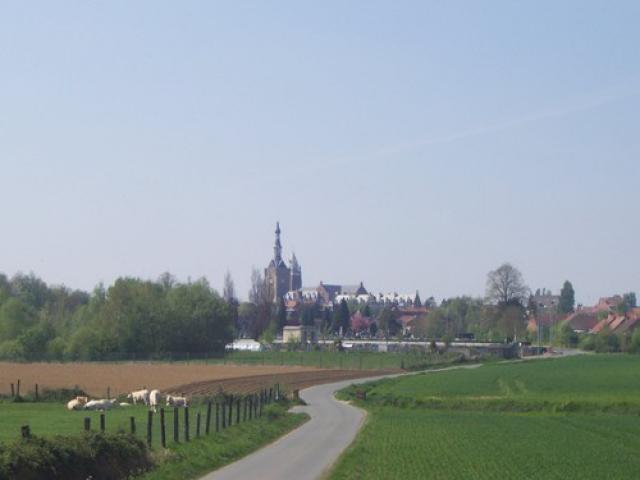 Vue de Bailleul en Flandre depuis la Bellekindt