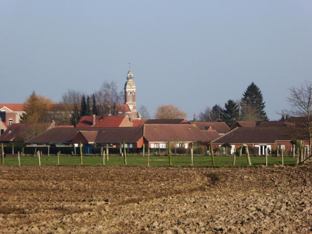Eglise saint Martin Gondecourt Nord.- Hauts-de-France