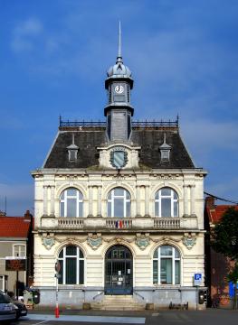 La mairie de Cysoing (Nord).