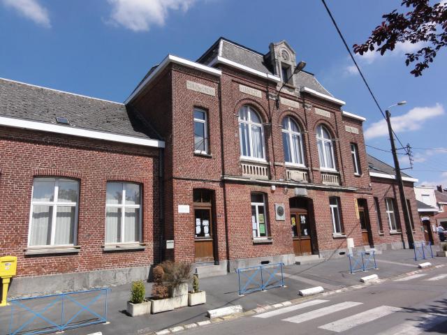 Gognies-Chaussée (Nord, Fr) mairie et écoles