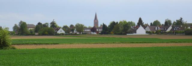 Vue panoramique de Leers.