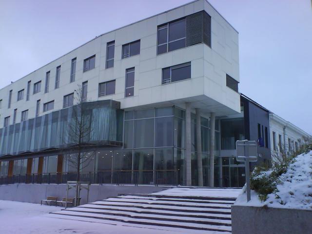 Mairie d'Haubourdin sous la neige, Décembre 2010.