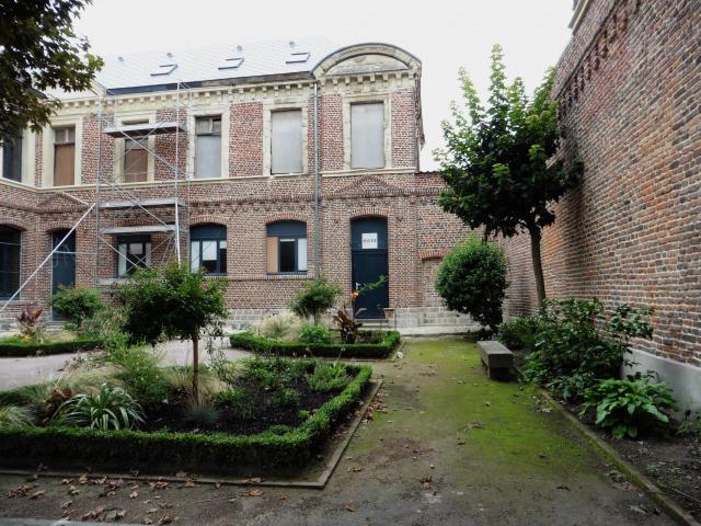 La mairie entrée rue Corbineau, Marchiennes dans le Nord région Nord-Pas-de-Calais France.
