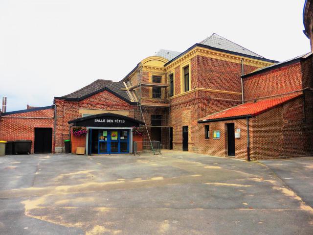 La salle des fêtes de Marchiennes dans le Nord région Nord-Pas-de-Calais France.