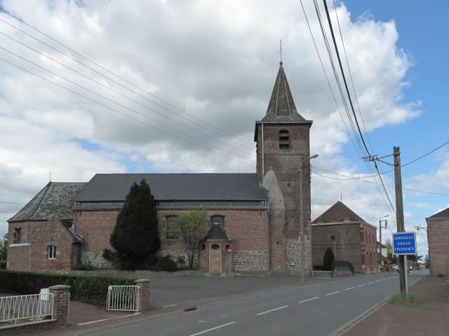 Rosult, l'église dans la rue