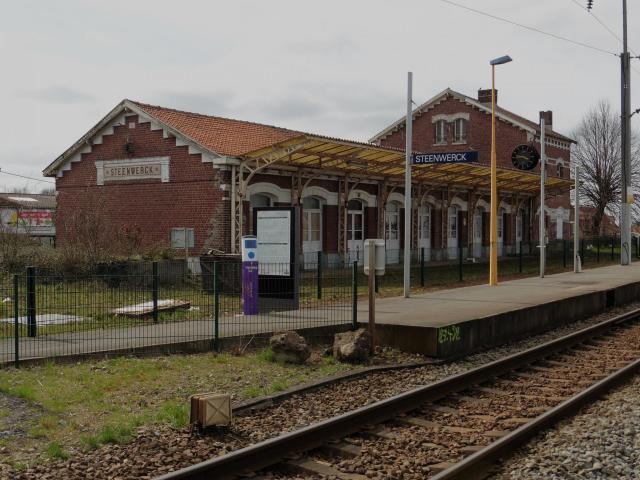 La gare de Steenwerck Nord.- France.