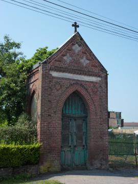 Auchy-lez-Orchies (Nord, Fr), oratoire à Monneville, D954