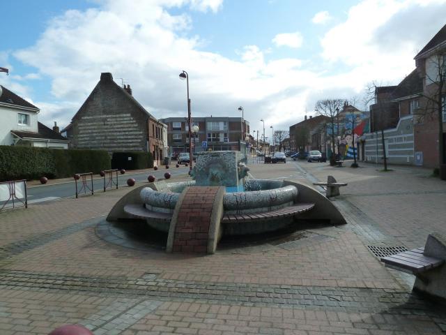 Place Gustave Delecroix Templemars, Nord, Nord-Pas-de-Calais-Picardie France.