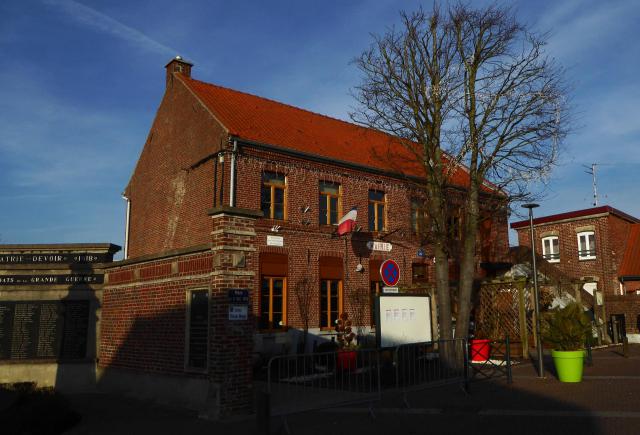 La mairie Houplin-Ancoisne Nord en Hauts-de-France. France