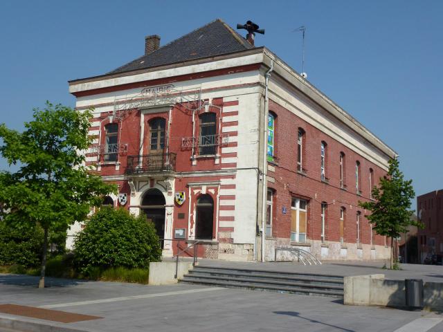 Auby (Nord, Fr) ancienne mairie