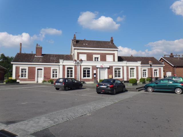Gare de AVESNES ,ANORD, France, en 2014