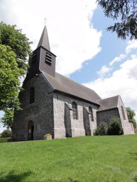 Bachant (Nord, Fr) église, exterieur