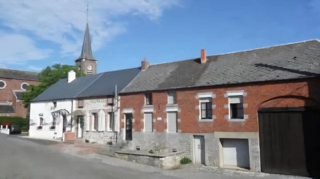 maisons dans l'Avesnois, rue de l'église