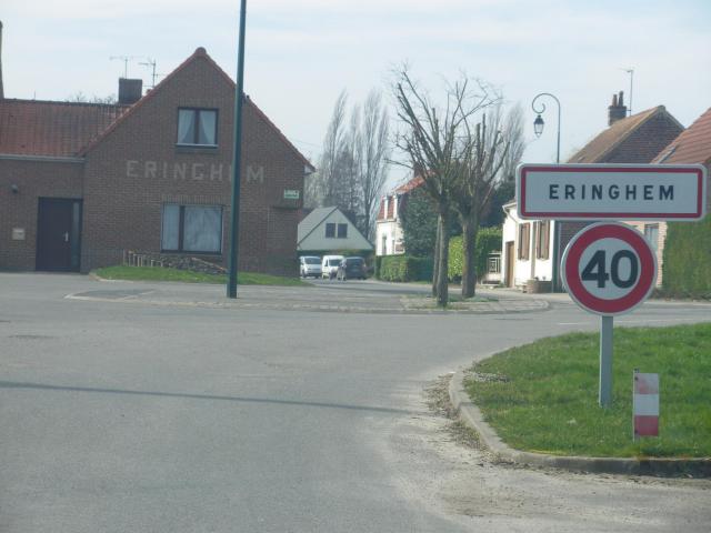 Une entrée de la commune d'Eringhem.
