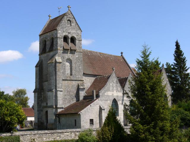 Eglise de Saint-Étienne-Roilaye, Oise, France
