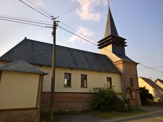 Réderie (hameau de Dargies - Oise) - Façade nord de la chapelle