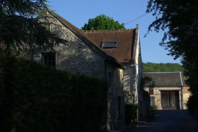 Paysage et village de l'Oise - Vieille pierre, rue de Couraincourt