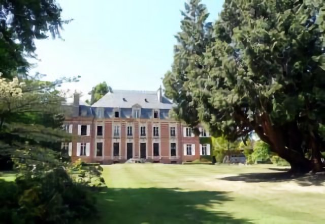 Château de Digeon, 21 May 2011. Dating from 1870, it has very beautiful gardens.