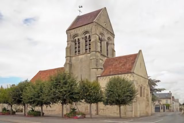 L'église Saint Aubin de Cauffry