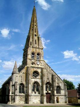 L'église Notre-Dame d'Ève (Oise).