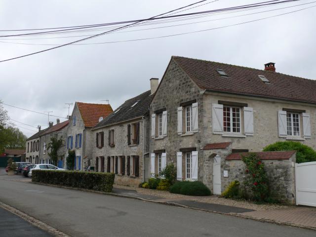 Le village de Chèvreville (Oise, Picardie, France).