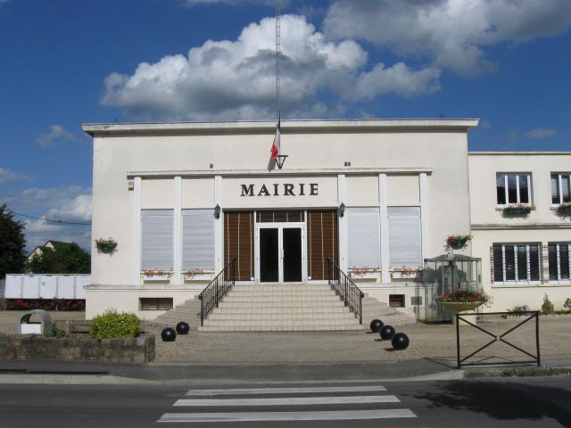 Mairie de Mareuil-sur-Ourcq. (Oise, Picardie).