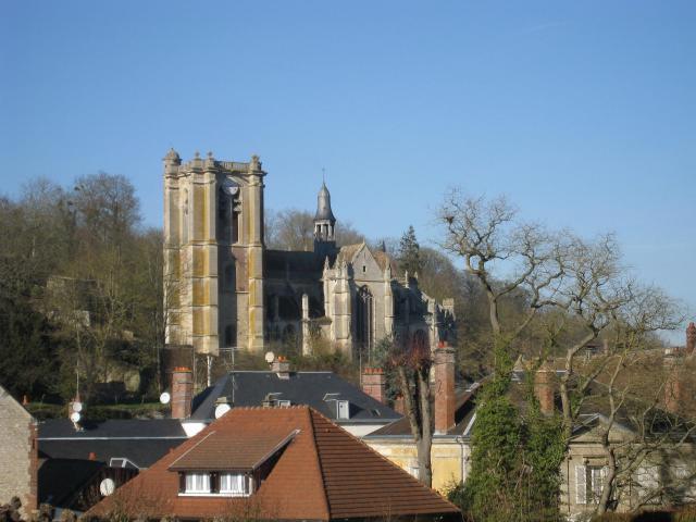 Chaumon en Vexin, l'église St Jean Baptiste, Oise, France