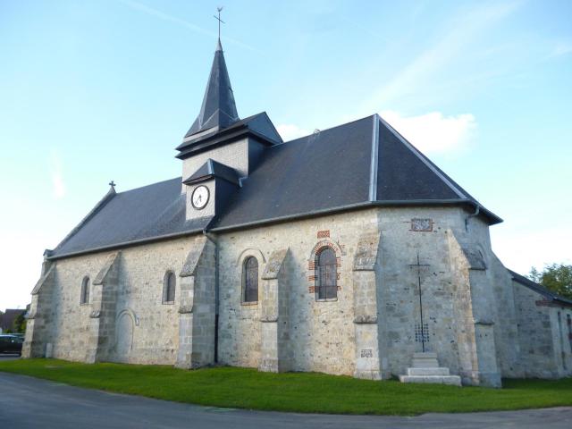 Eglise Notre-Dame-de-la-Nativité du Quesnel-Aubry (Oise).