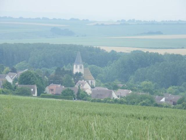 Avrechy dans la brume