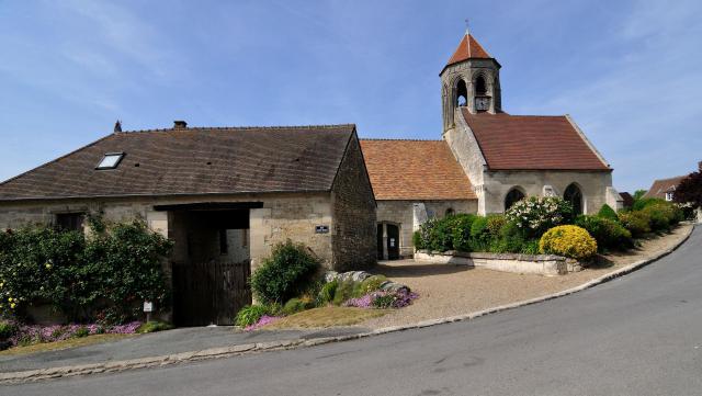 Vue du village de Foulangues (département de l'Oise) Photo prise Nikon D90 et objectif Tokina 12-24mm