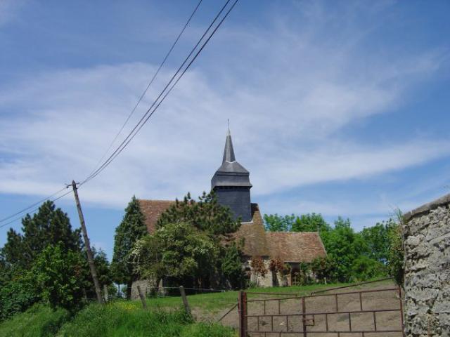 Chapelle d'Auchy. Ancienne église paroissiale d'Auchy, puis simple chapelle après la réunion d'Auchy à Villers-sur-Auchy en 1826.