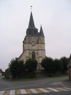 Eglise Saint-Denis de Gannes (Oise).