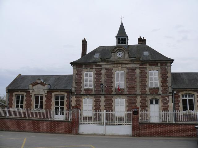 Le village de Cuvilly (Oise, Picardie, France).