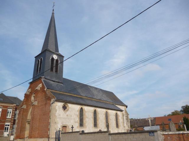 Eglise Saint-Firmin du Mesnil-Saint-Firmin (Oise).