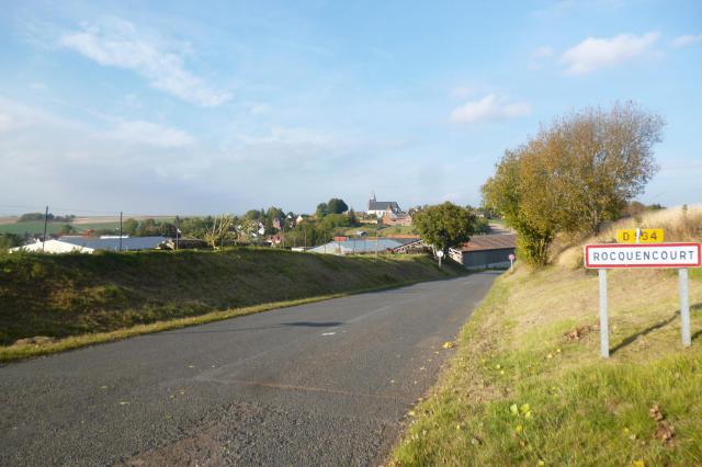 Le village de Rocquencourt (Oise).