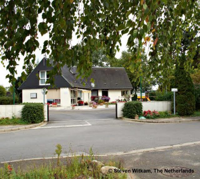 entrance of the campground near the lake