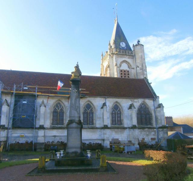 L'église Saint-Martin de Bulles (60).