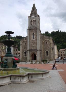 Le Cheylard (Ardèche, Fr) church