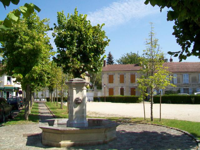 La fontaine de la place de Verdun.
