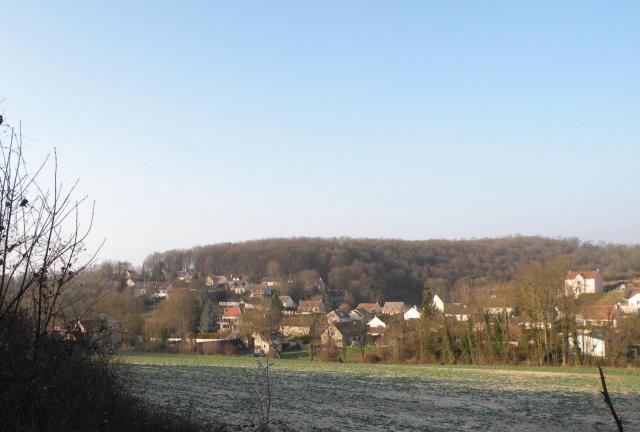vue de la commune de Dieudonné (Oise)